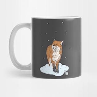 FOX ENJOYING THE SNOW MOMENT Mug